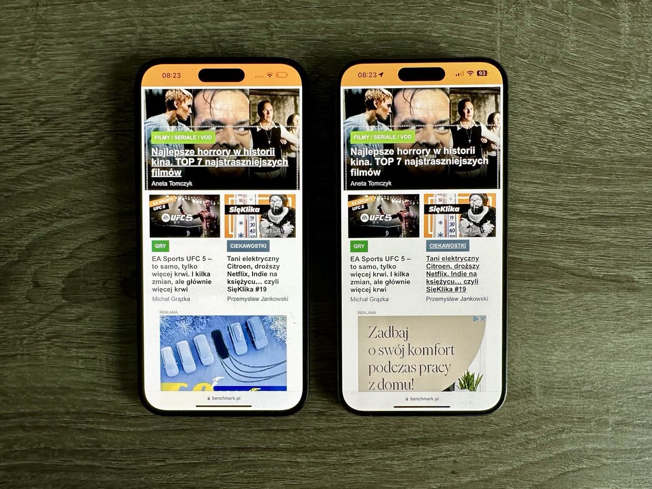 iPhone 15 pro max ekran