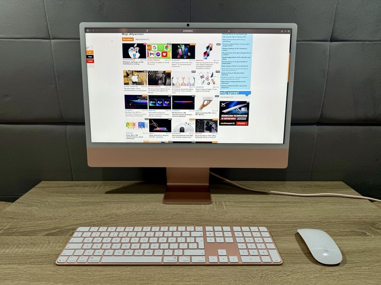 iMac M4 przód