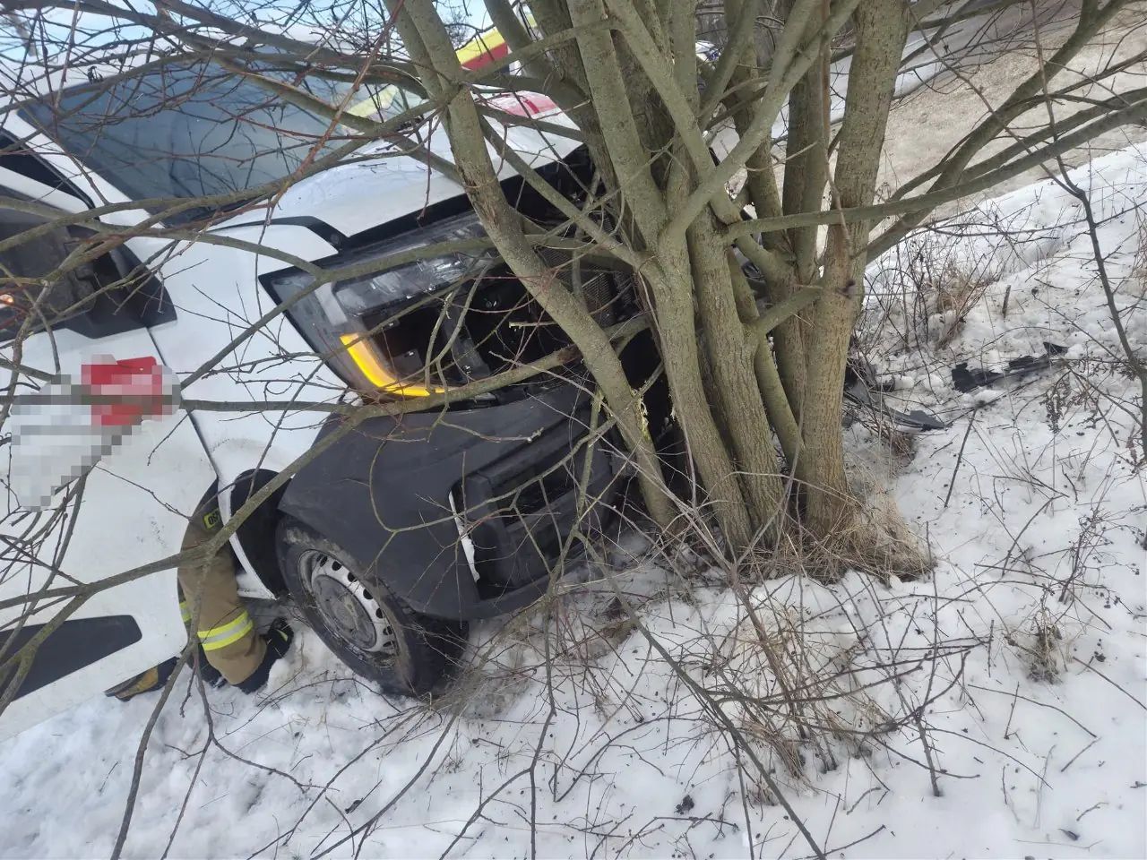 Zdjęcia z miejsca zdarzenia