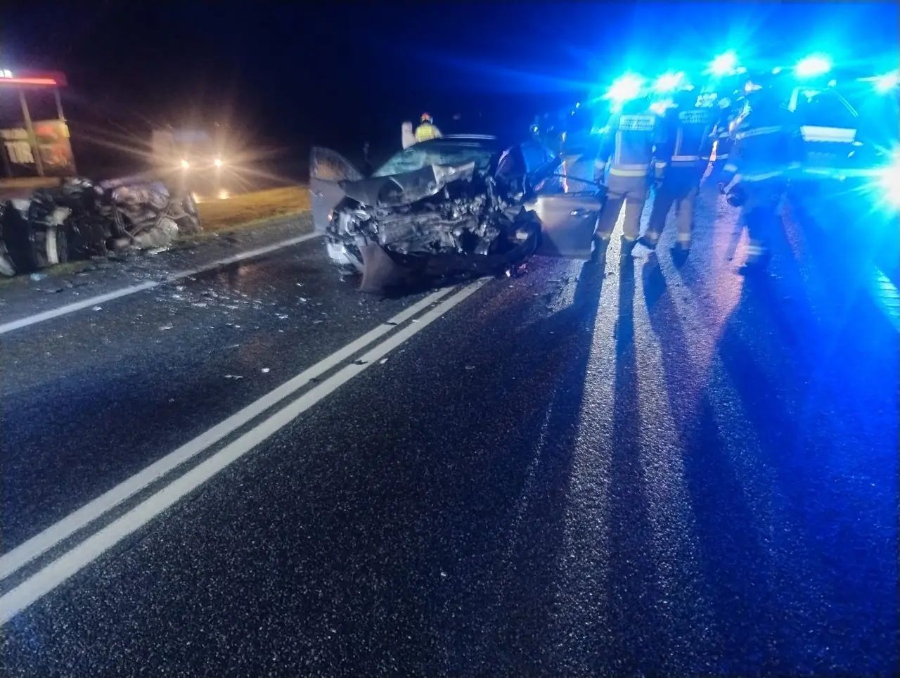 Zdjęcia z miejsca zdarzenia