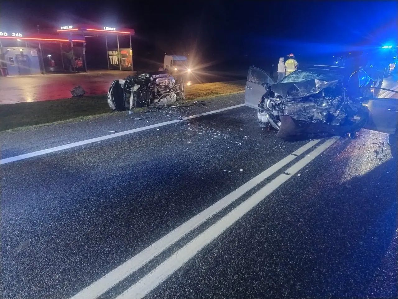 Zdjęcia z miejsca zdarzenia