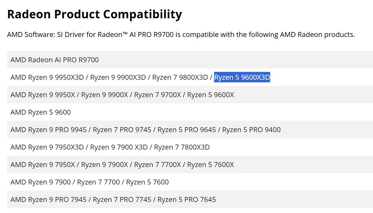 AMD Ryzen 5 9600X3D