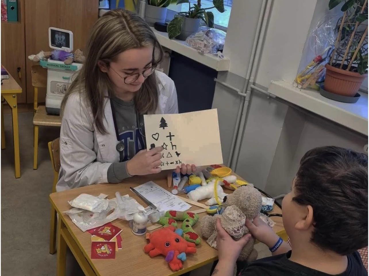 Zajęcia w ramach „szpital pluszowego misia” ifmsa-Poland 2024