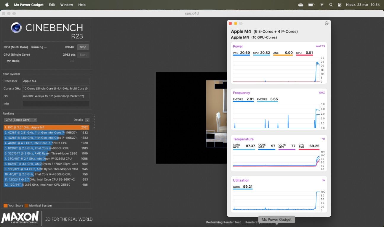 MacBook Air m4 thermal throttling