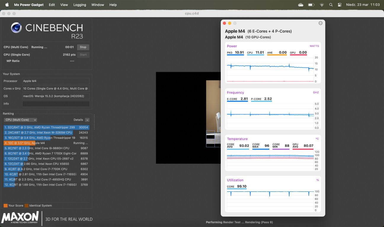 MacBook Air m4 thermal throttling 2