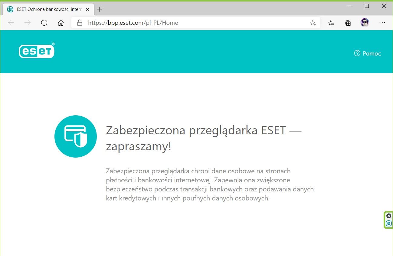 ESET bezpieczna przeglądarka