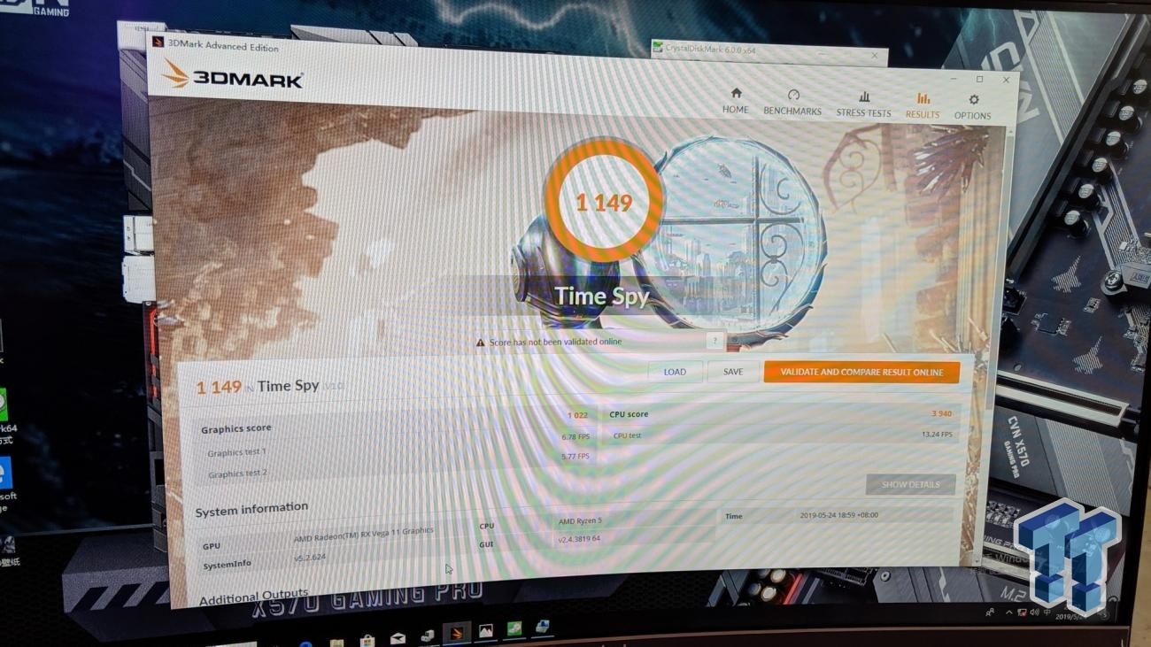 AMD Ryzen 5 3400G - 3DMark Time Spy