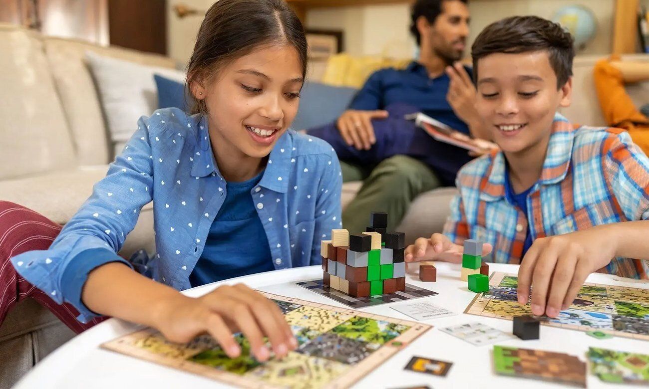 Gry planszowe na blackout - Minecraft i dzieciaki