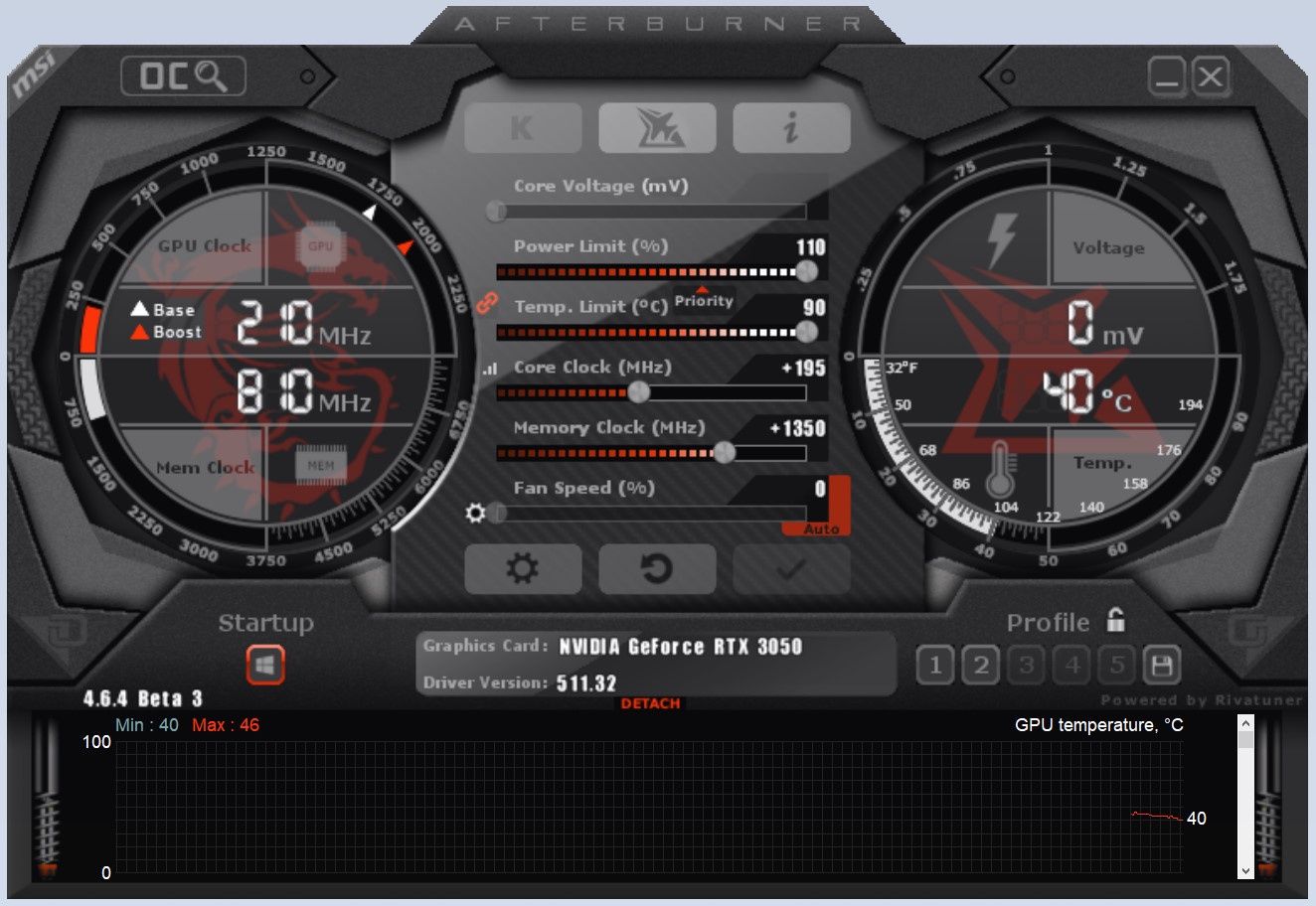 Gigabyte GeForce RTX 3050 Eagle - OC