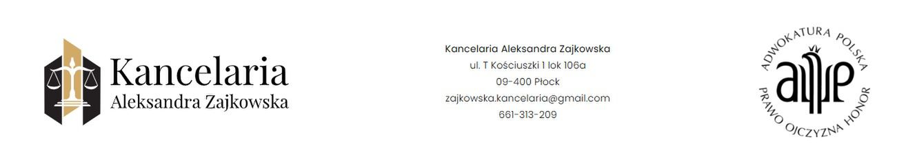 Aleksandra Zajkowska Kancelaria