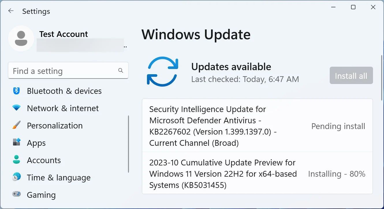Aktualizacja KB5031455