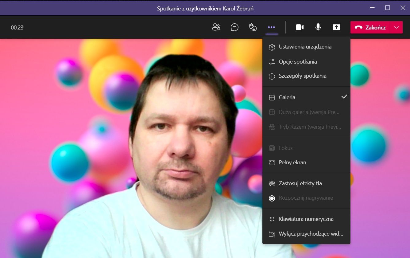 Microsoft Teams - blokowanie transmisji