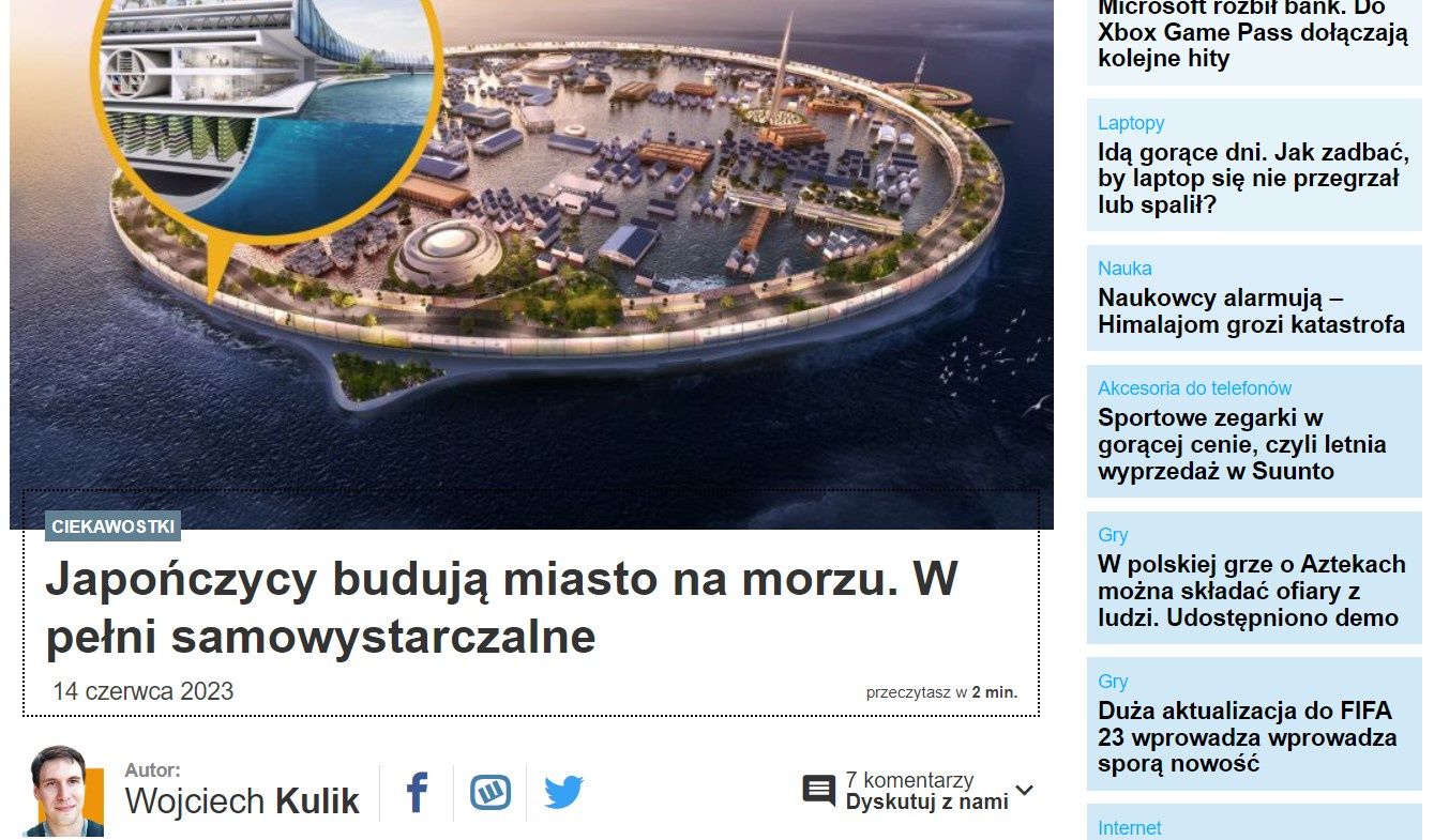Miasto na morzu