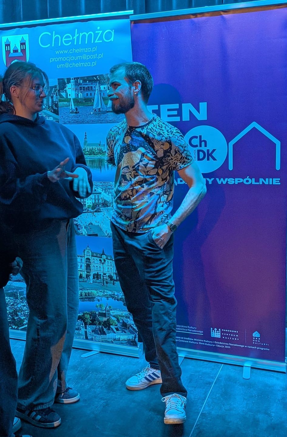 Jasiek Mela w Chełmżyńskim Domu Kultury