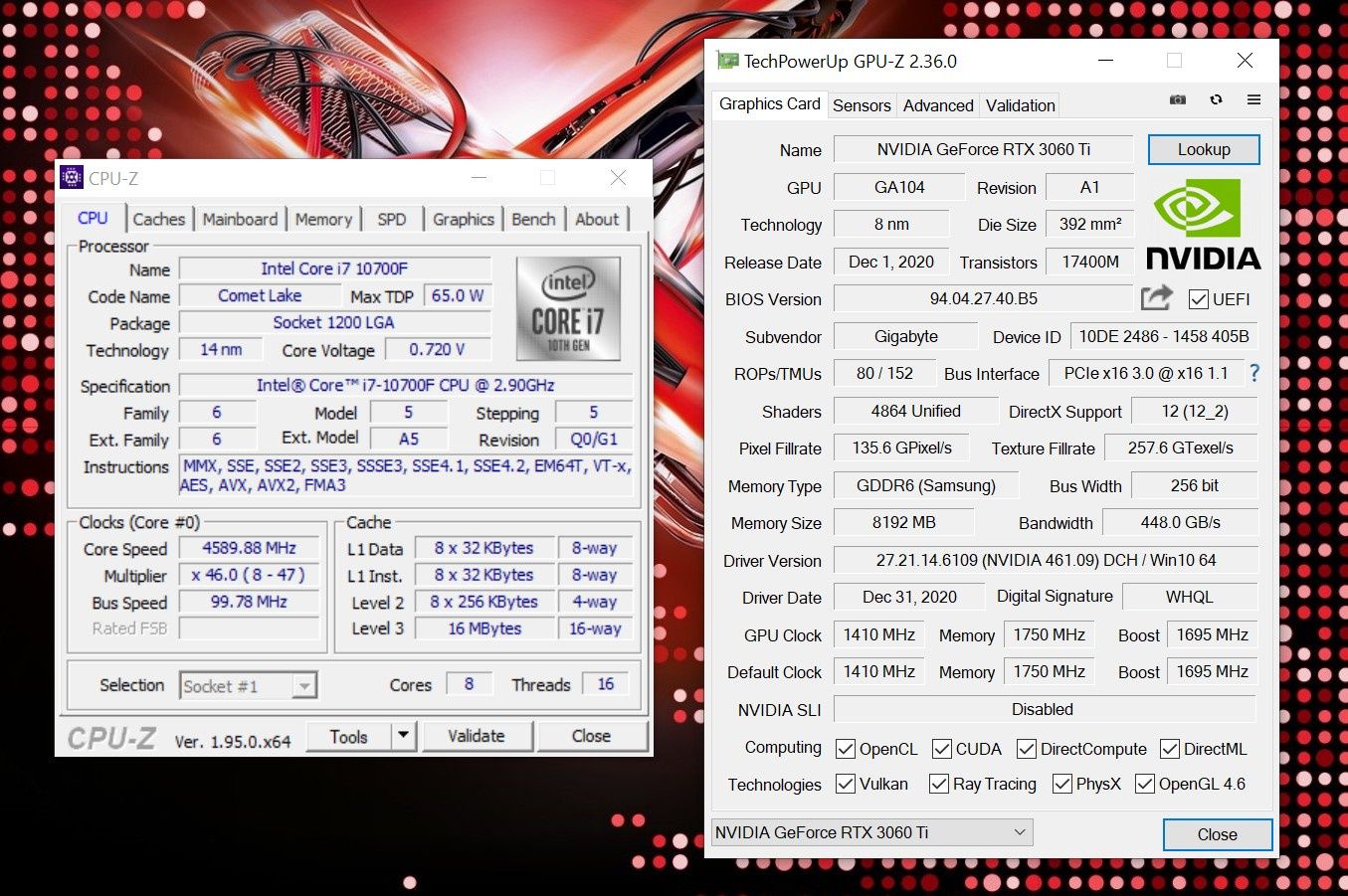 CPU-Z i GPU-Z