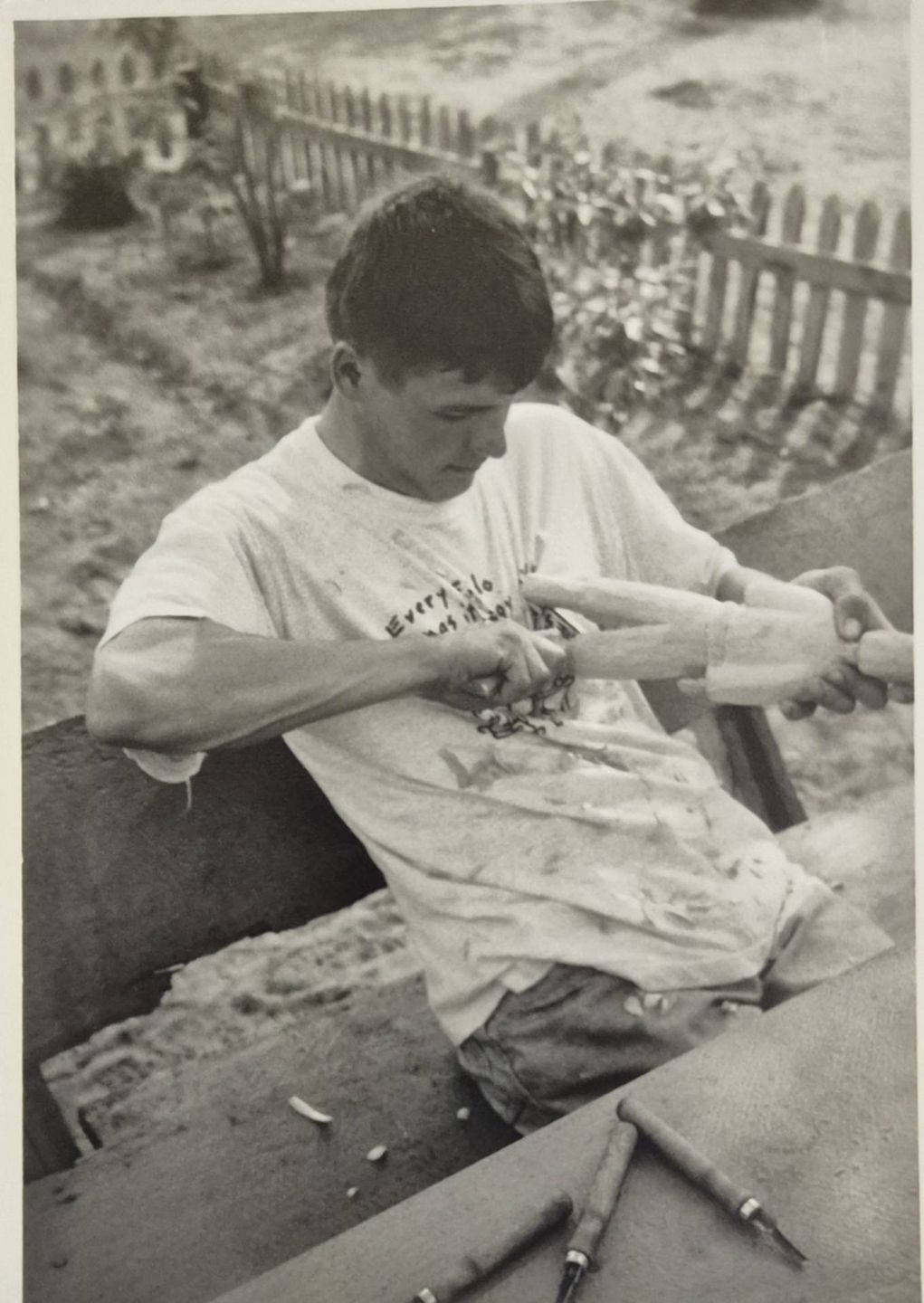 Krzysztof Balewski podczas pracy