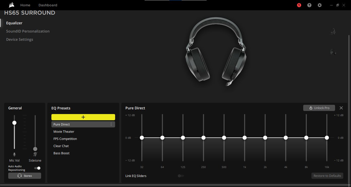 Corsair HS65 Surround - iCue