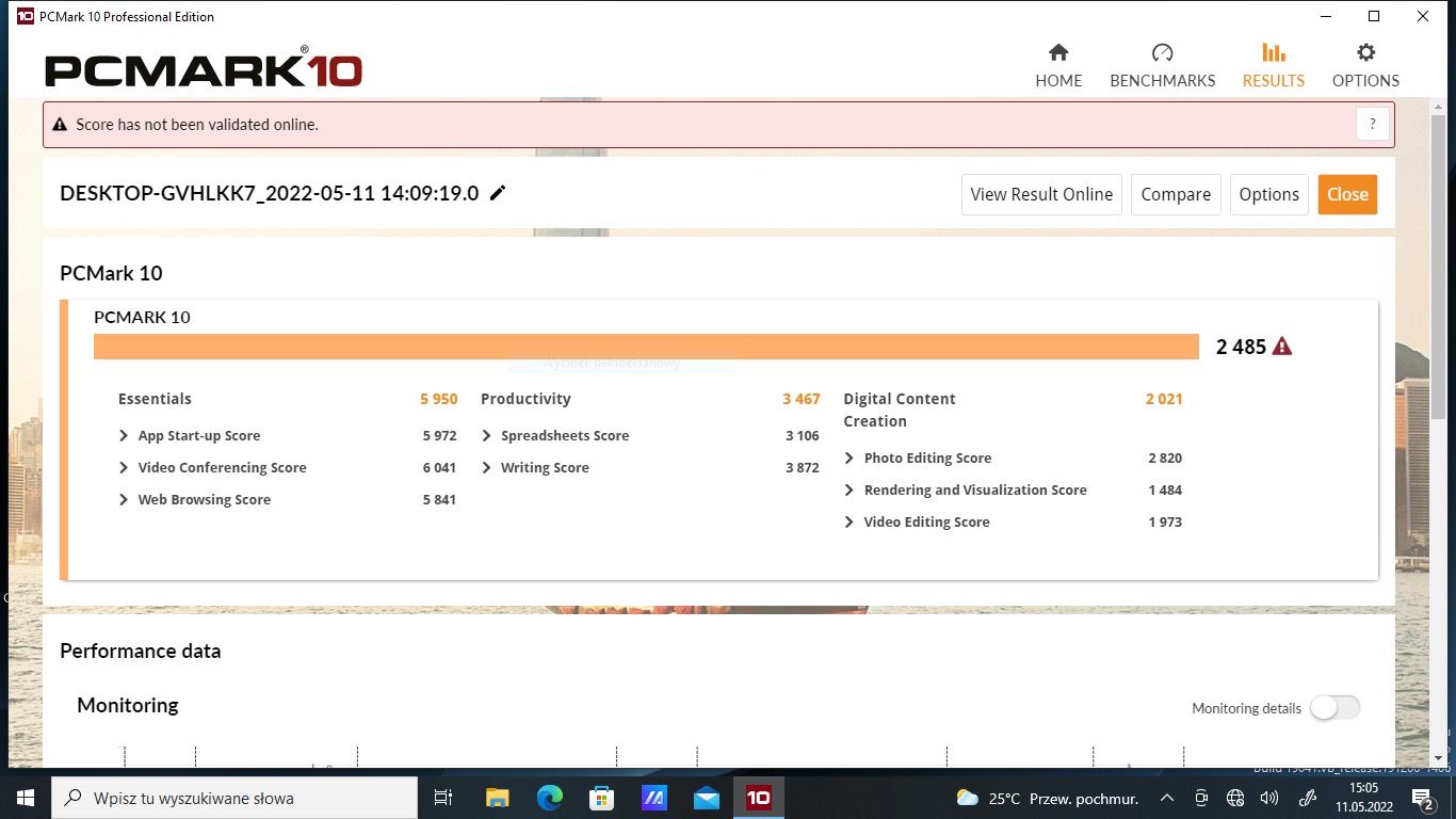 asus br1100f pc mark 10