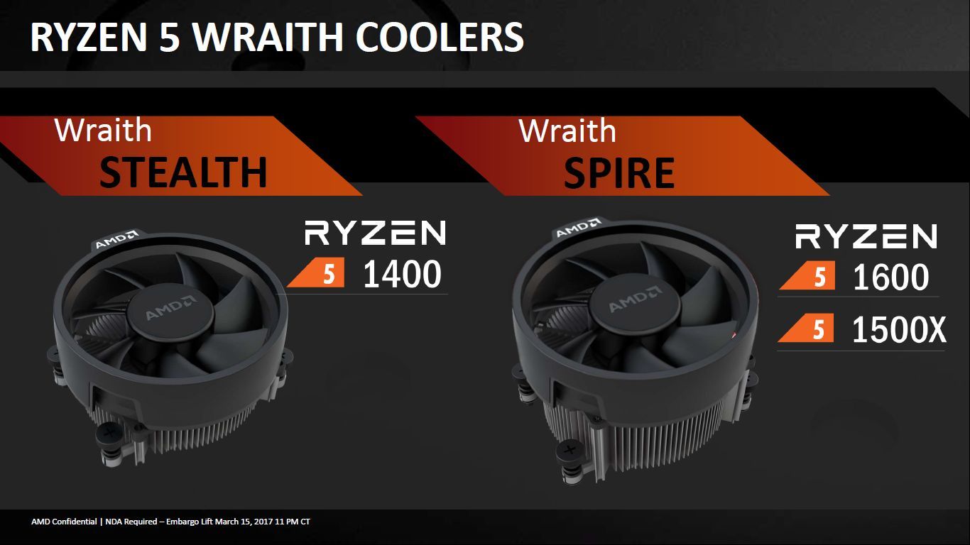 AMD Ryzen 5 - chłodzenia