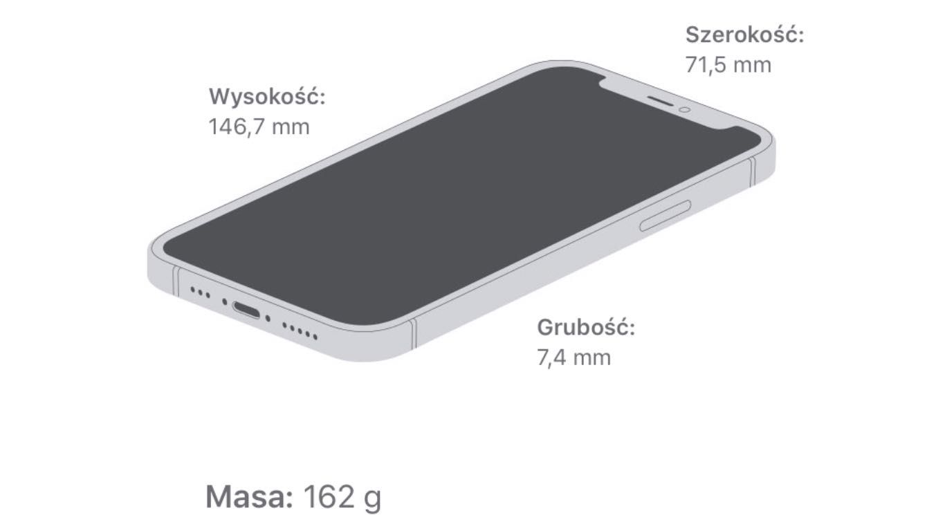 iPhone 12 - wymiary