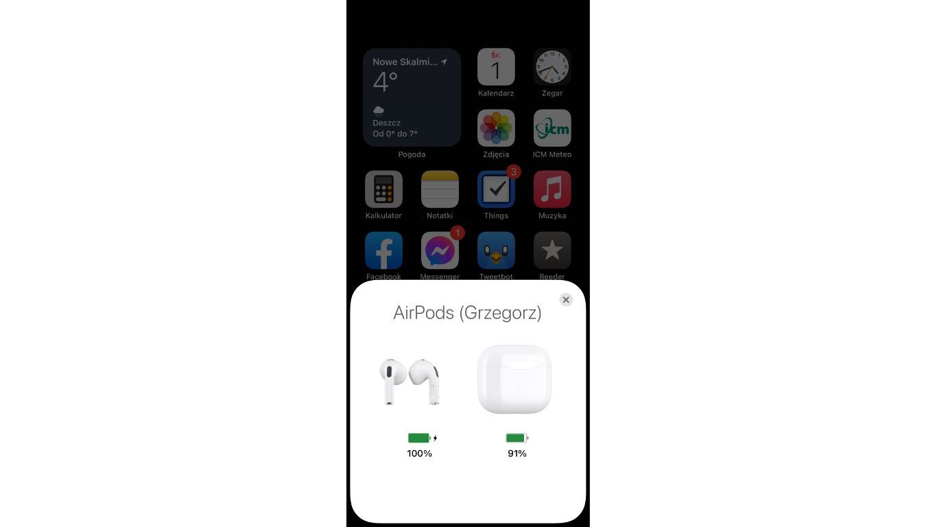 AirPods 3 ładowanie
