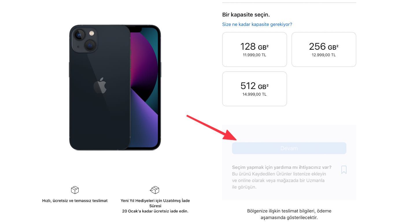 brak możliwości zakupu iPhone