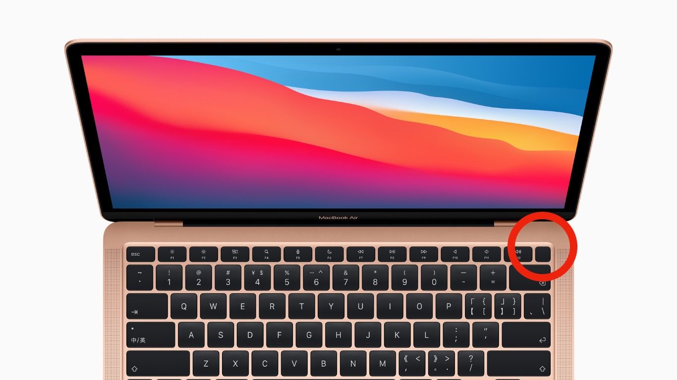 MacBook Air m1 klawiatura