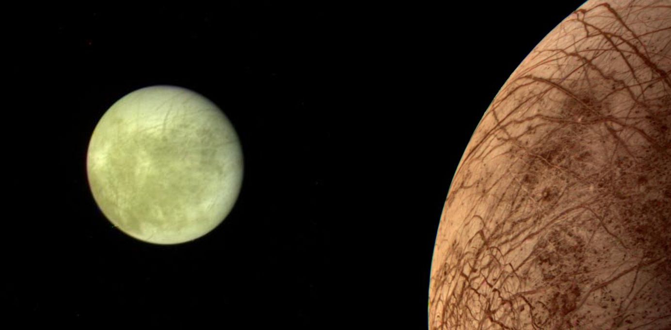 Europa obserwacje Voyager