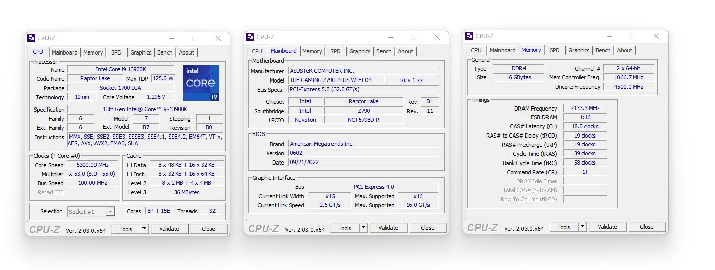 ASUS TUF Gaming Z790 PLUS WIFI D4 - podkręcanie pamięci RAM