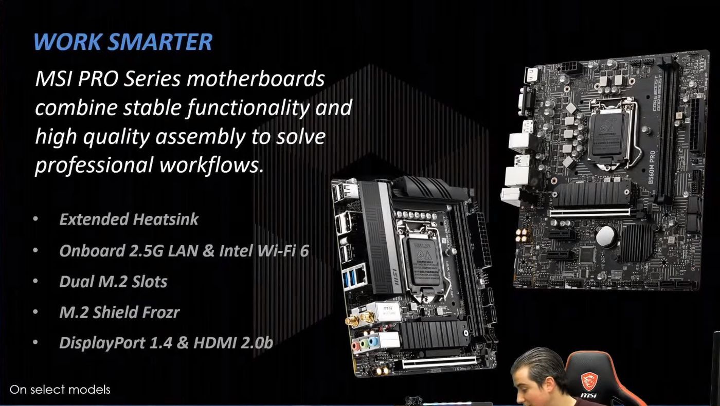 MSI PRO H510 i B560