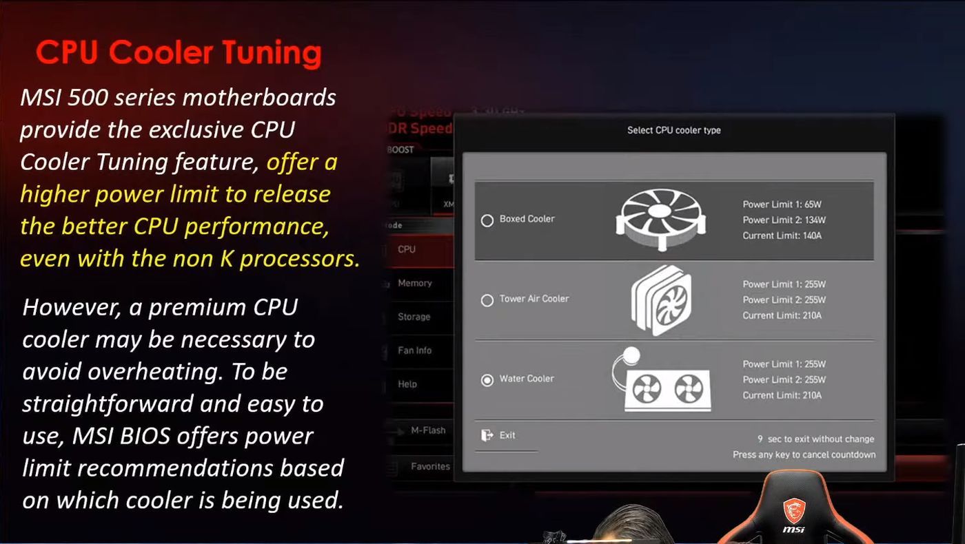 MSI CPU Cooler Tuning
