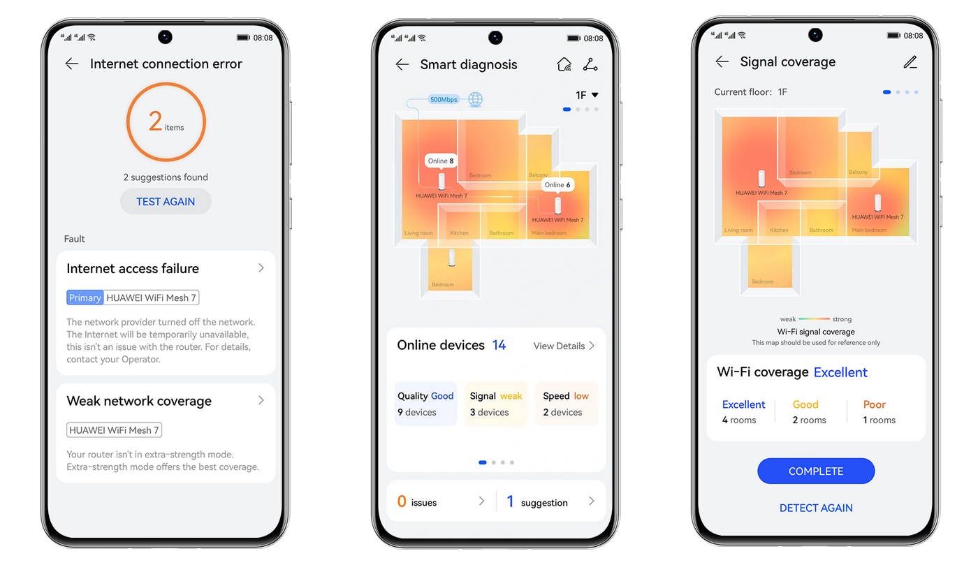 Huawei WiFi Mesh 7 - aplikacja