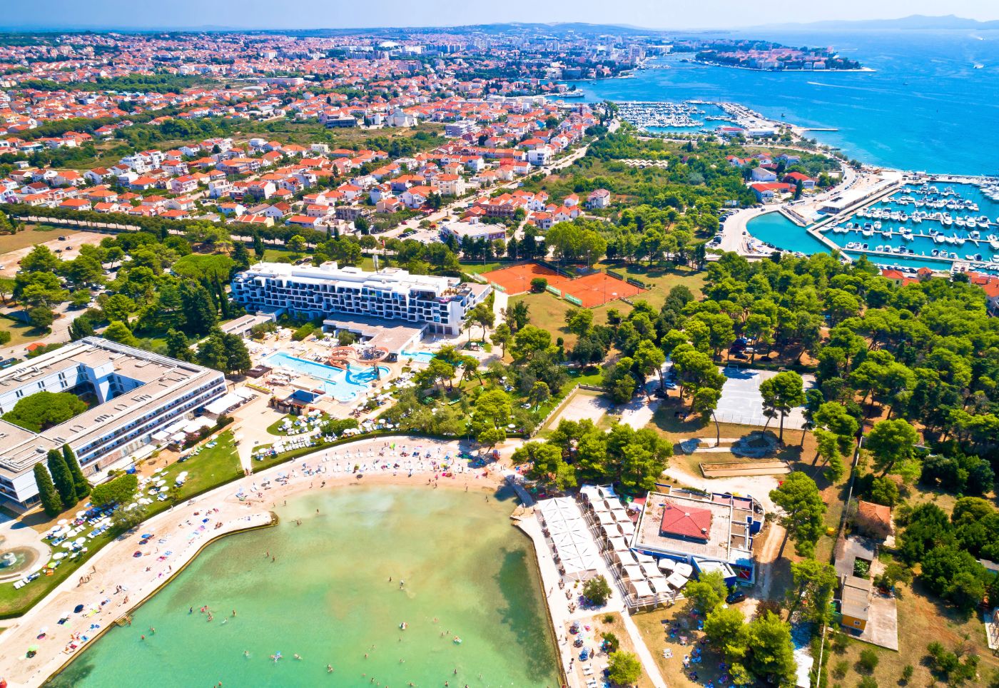 Plaża Borik blisko Zadaru