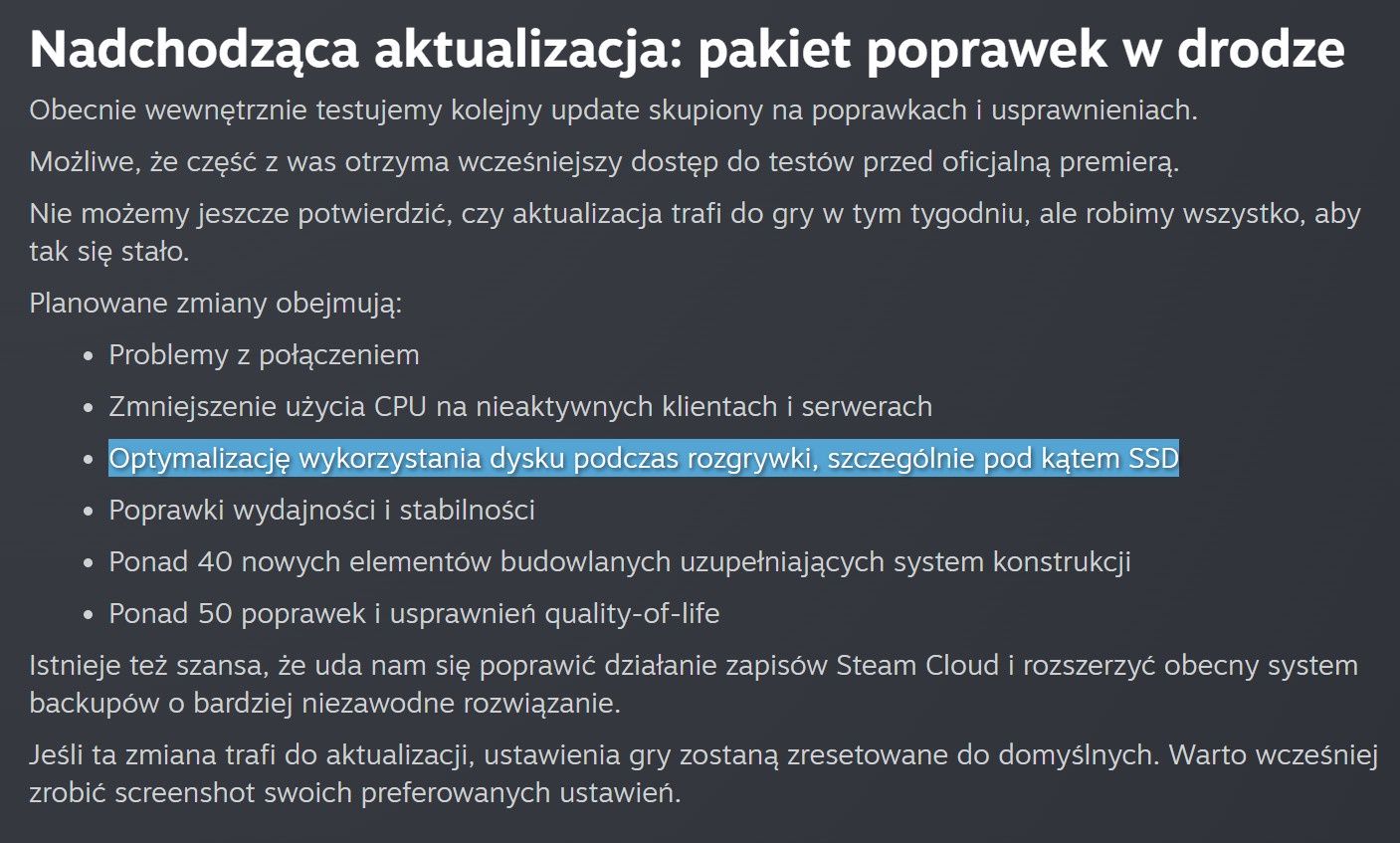 Windrose - poprawka