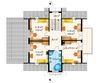 Projekt domu Kowalik Lux (1213) - rzut poddasza, dom liczy 5 pokoje, 2 łazienki i wc