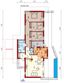 Projekt domu Bil II - rzut parteru, dom liczy 3 pokoje, 2 łazienki i wc