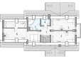 Projekt domu Aston 2d - rzut poddasza, dom liczy 4 pokoje, 2 łazienki i wc