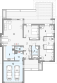 Projekt domu Tytus 2b - rzut parteru, dom liczy 4 pokoje, 2 łazienki i wc