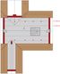 Projekt domu Simon G1 (mały) energo - rzut poddasza, dom liczy 3 pokoje, 2 łazienki i wc