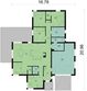 Projekt domu KA10 SZ - rzut parteru, dom liczy 4 pokoje, 2 łazienki i wc