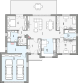 Projekt domu Simple 5-30 - rzut parteru, dom liczy 3 pokoje, 2 łazienki i wc