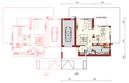 Projekt domu EX 2 G1 energo plus (bliźniak) - rzut parteru, dom liczy 3 pokoje, 3 łazienki i wc