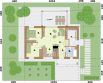Projekt domu letniskowego Miami 2 szkielet drewniany dom letniskowy - rzut parteru, dom liczy 2 pokoje, 1 łazienki i wc