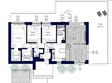 Projekt domu Domidea 12 w5 - rzut parteru, dom liczy 3 pokoje, 2 łazienki i wc