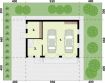 Projekt garażu G356 garaż dwustanowiskowy - rzut parteru, dom liczy 0 pokoje, 0 łazienki i wc