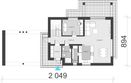 Projekt domu uA333 - rzut parteru, dom liczy 5 pokoje, 2 łazienki i wc