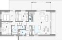 Projekt domu Nowoczesna stodoła 1b - rzut parteru, dom liczy 4 pokoje, 2 łazienki i wc