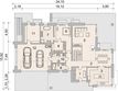Projekt domu LK&1142 - rzut parteru, dom liczy 4 pokoje, 4 łazienki i wc