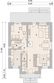 Projekt domu LK&1119 - rzut parteru, dom liczy 4 pokoje, 2 łazienki i wc