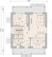 Projekt domu LK&1118 - rzut parteru, dom liczy 4 pokoje, 2 łazienki i wc